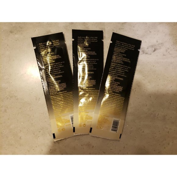 Oribe Gold Lust All Over Body Oil Hair Body Face Moisturize 5ml 3 Sample Packets - Picture 2 of 2
